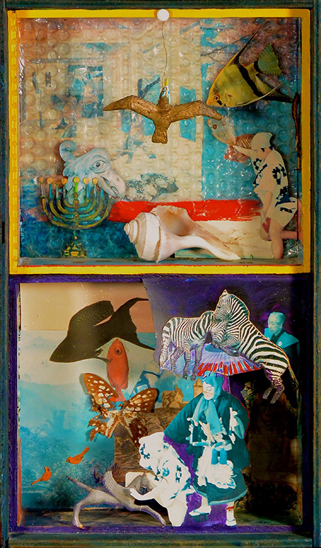 Christy Bergland, acrylic boxes, Hideo's World