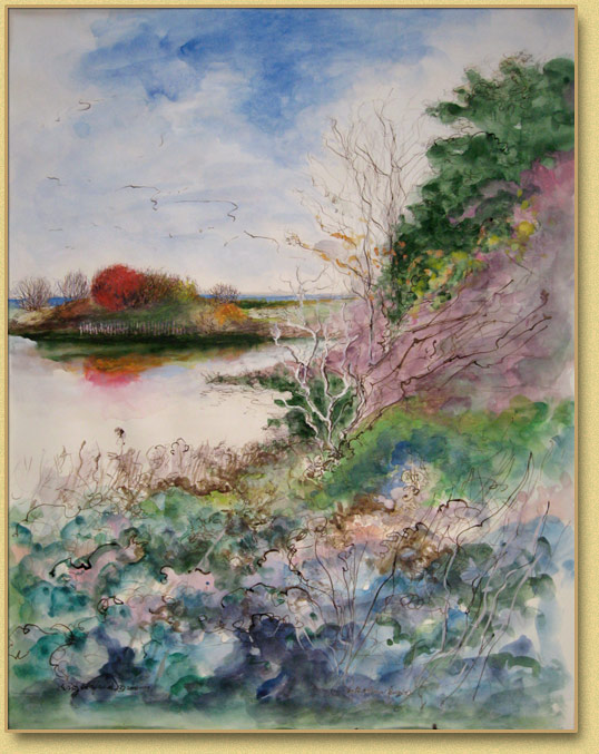 Late Autumn Great Pond - Western Quadrant